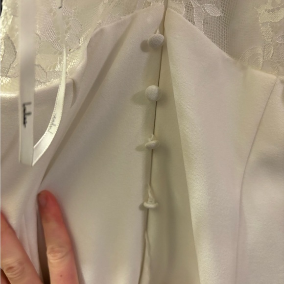 White formal dress/wedding dress - Picture 5 of 5